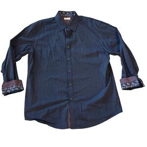SABLE & STONE Shirt Mens XL L/S Flip Cuff Button Down Cotton